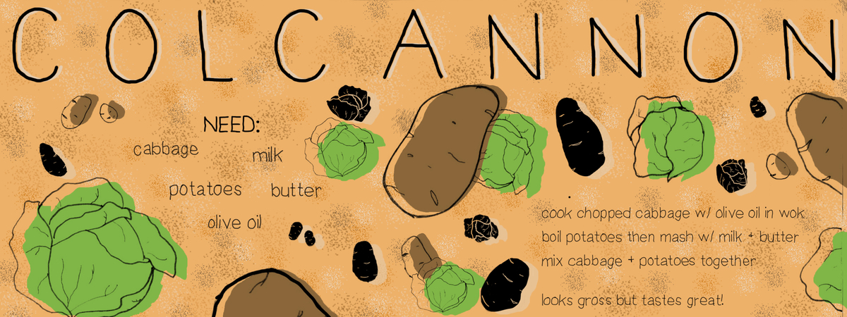 Colcannon by Zoe Fox They draw and cook zoefox