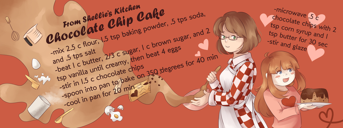 Chocolate Chip Cake by Cassidy Alexandra Rennie Tdac