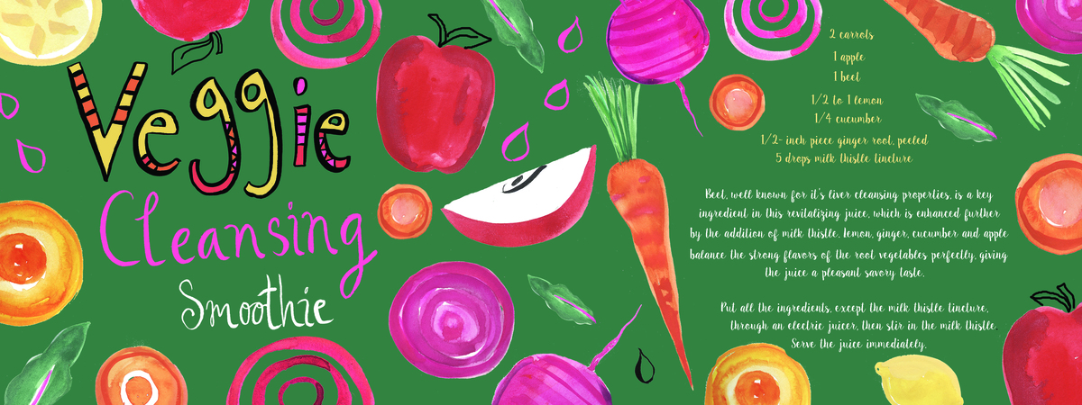 Veggie Cleansing Smoothie by Farida Zaman