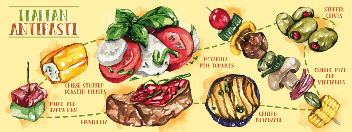 Italian Antipasti by Sandra Neuditschko