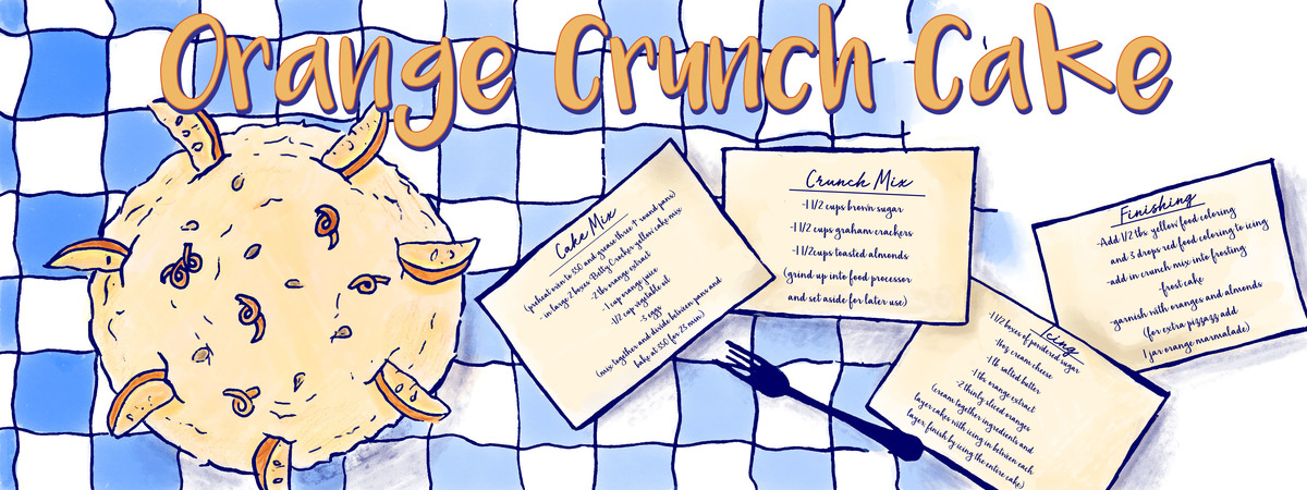 Orange Crunch Cake by Alex Williams