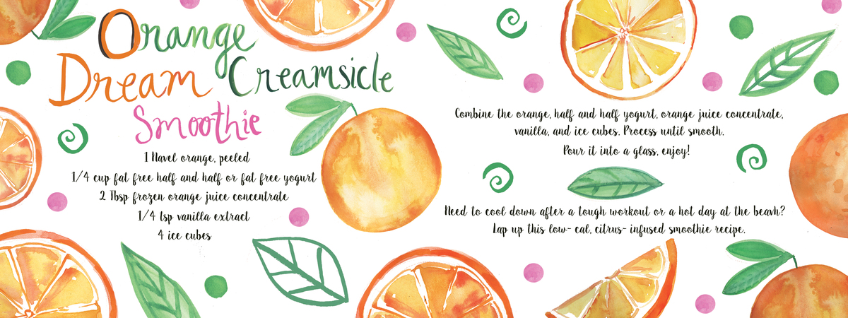 Orange Dream Creamsicle by Farida Zaman