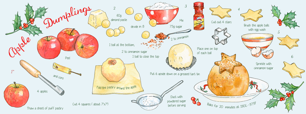 Dutch Apple Dumplings by Suzanne de Nies