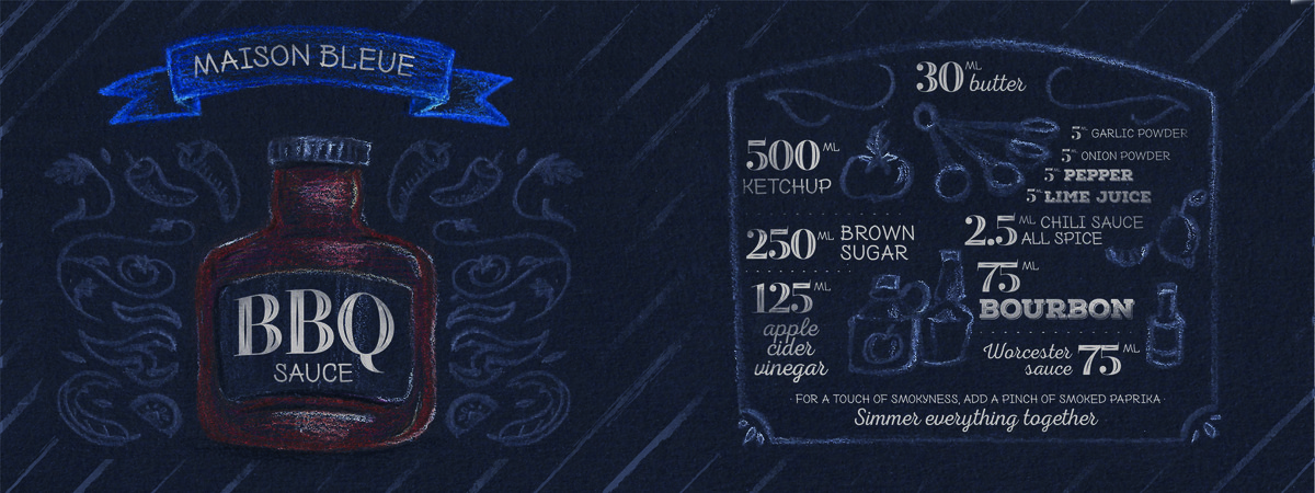 BBQ Sauce "Maison Bleue" by Isabelle LF