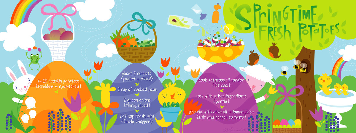 Springtime Potatoes by Salli S. Swindell