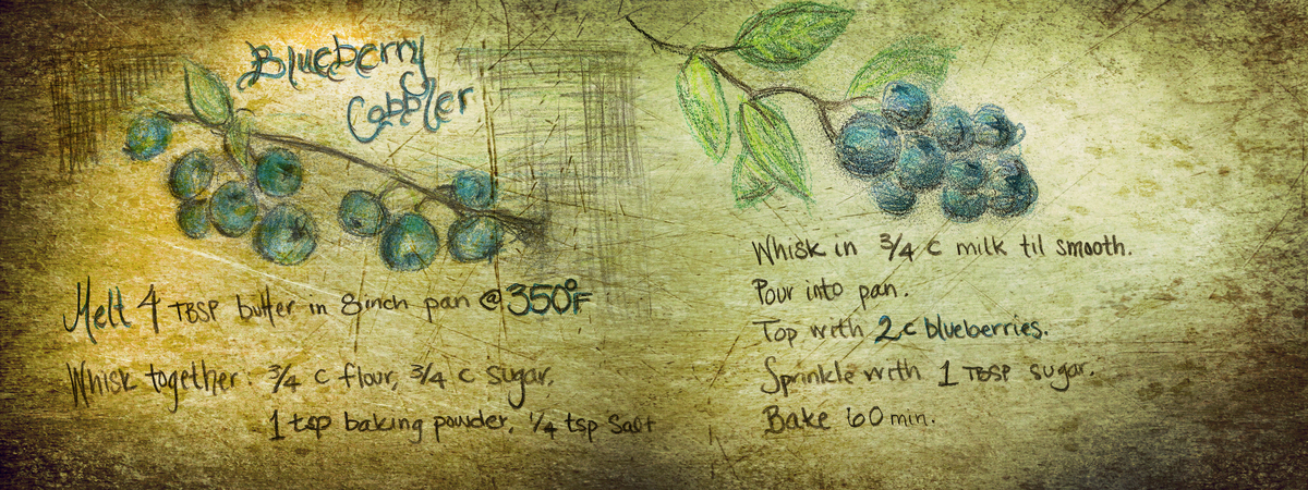 Blueberry Cobbler by Lindsay Frentrop