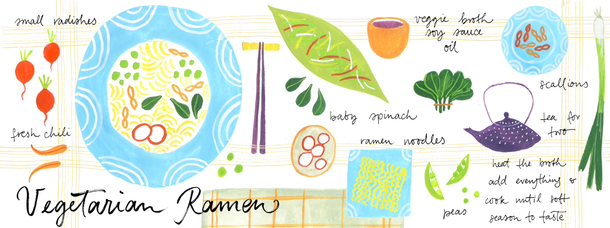 Vegetarian Ramen by Julia Bausenhardt
