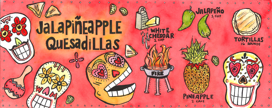 Jalapineapple Quesadillas by Flannery Haas