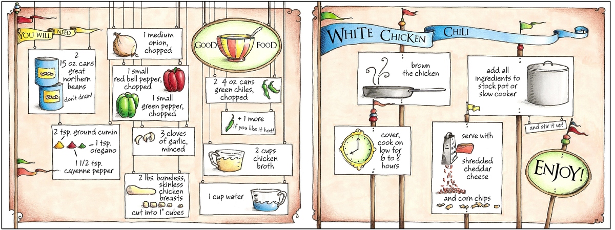 B's White Chicken Chili by Lisa Jane Smith