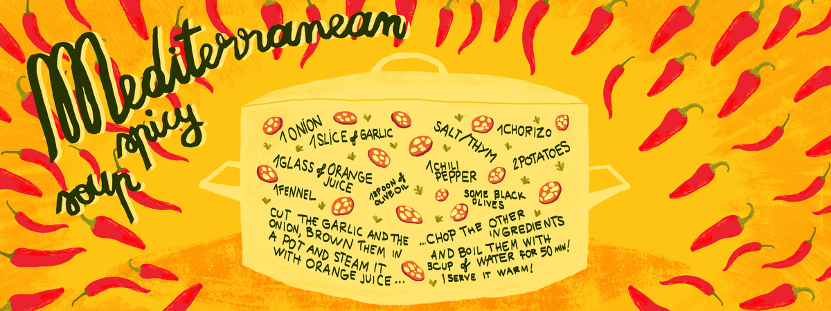 mediterranean spicy soup goodver by Elisa Caroli