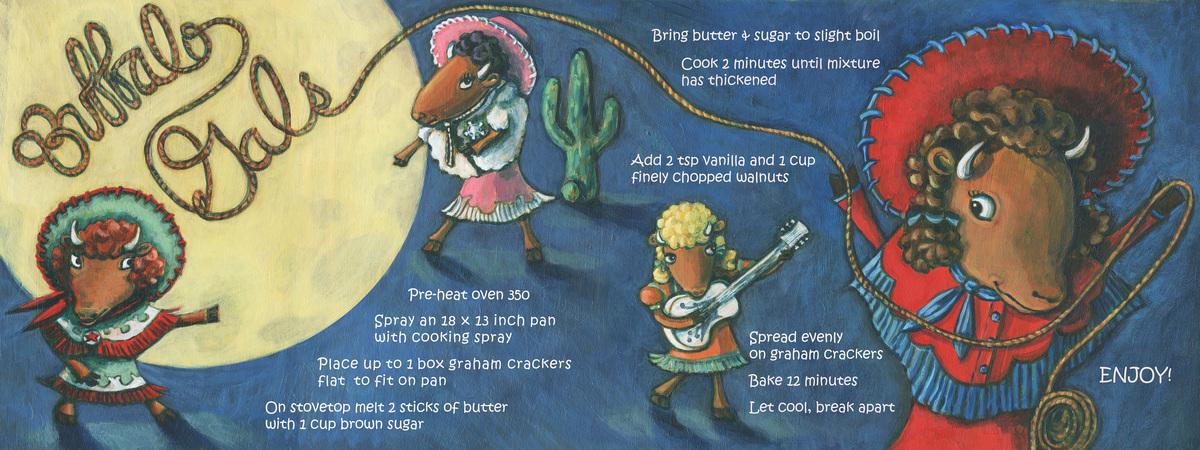 Buffalo Gals by Judi Muscara-Orfanos