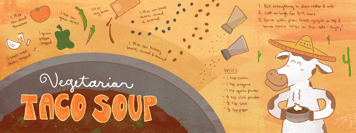 Vegetarian Taco Soup by Angelia Becker