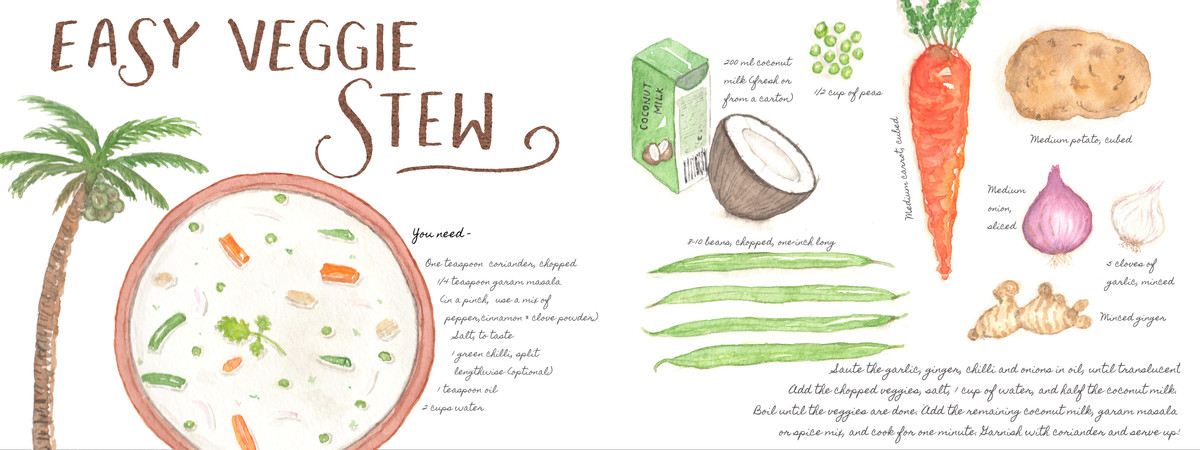 Easy Veggie Stew by Shub (The Hungry Palette)