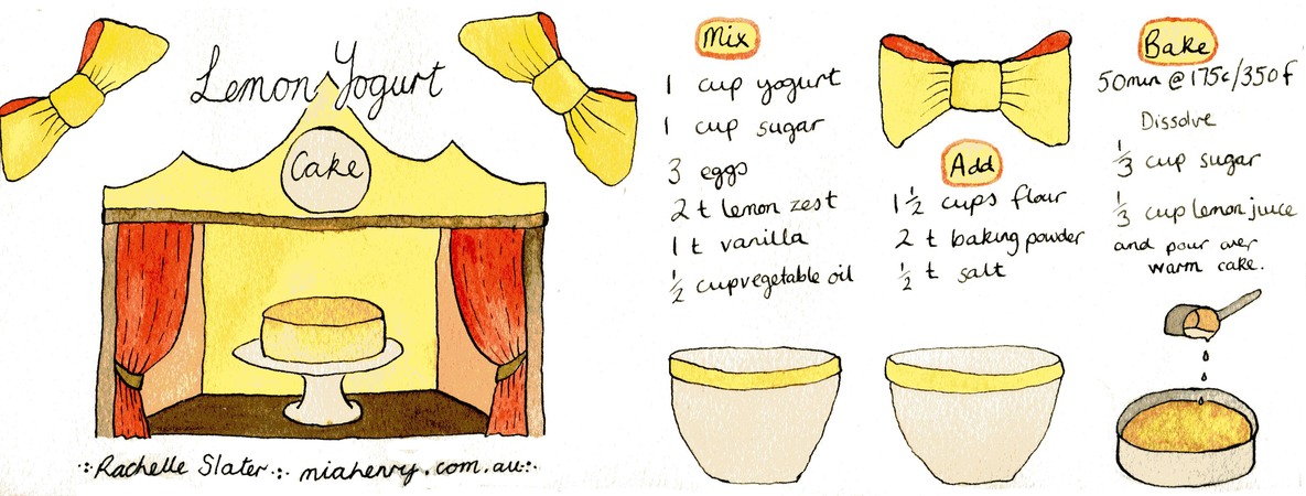 Lemon Yogurt Cake by Rachelle Slater