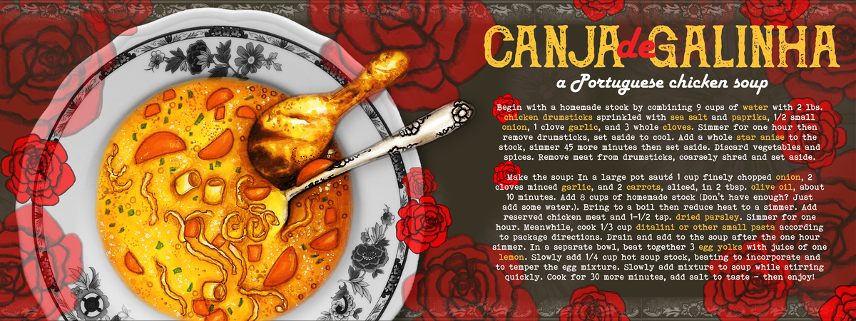 Canja de Galinha, a Portuguese chicken soup by Angie Cornelius - Savor & Quirke 30b62a60 281d 42b6 a2b0 bd33c5cc5d98