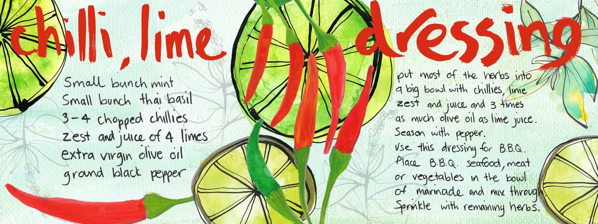 Chilli Lime Dressing by Tracy Loughlin