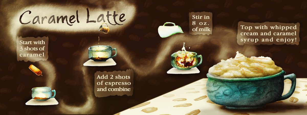 Caramel Latte by Melissa Marroquin