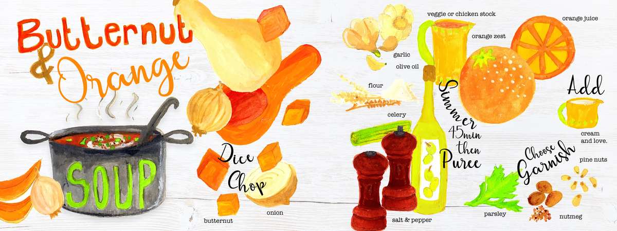 Yummy Butternut & Orange Soup by Kara Peters Karapeters soup