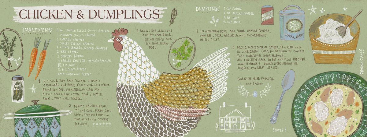 Chicken and Dumplings by Cynthia Cliff Cliff chickdumplings foliofocus