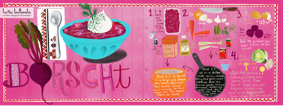 Borscht by Katia Bulbenko