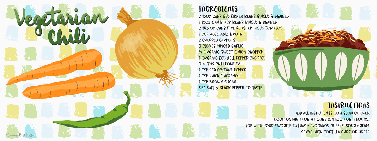 Vegetarian Chili by Courtney Beth Veggiechili