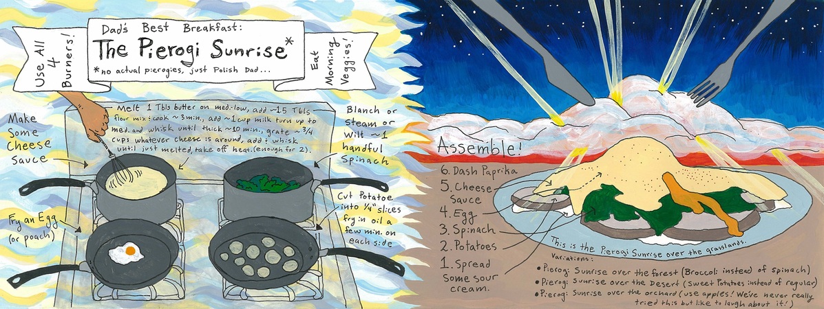 The Pierogi Sunrise by Jill Ostrowski
