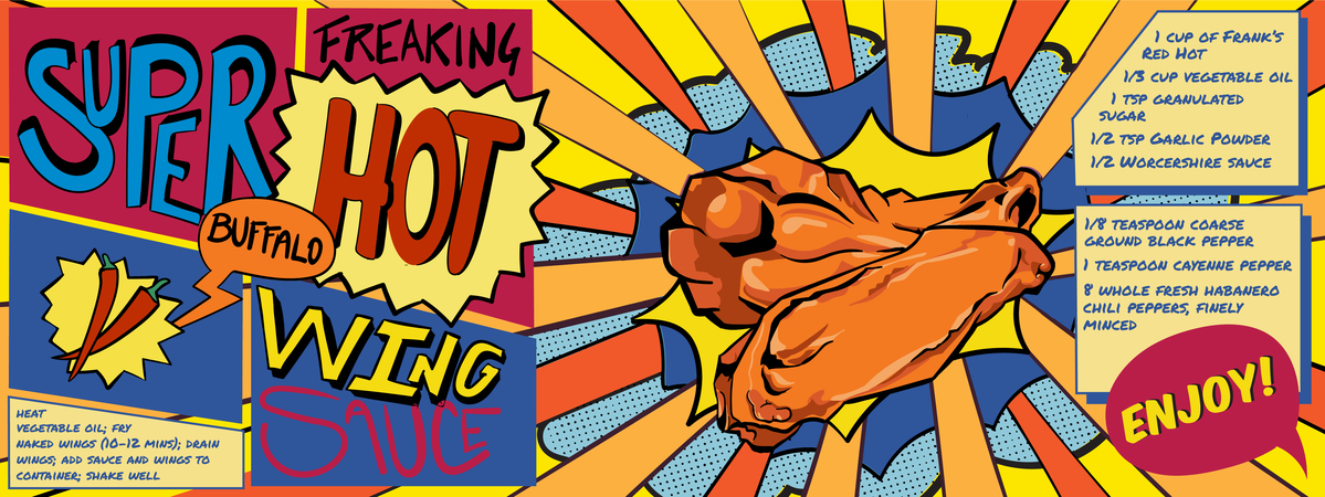Super Freakin Hot Wing Sauce by Sarah Albanese Superhotwingesauce revised