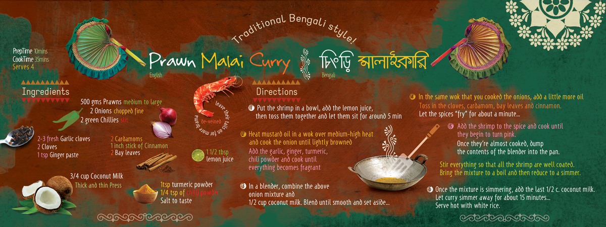 Prawn Malai Curry by Ranjini Chatterjee
