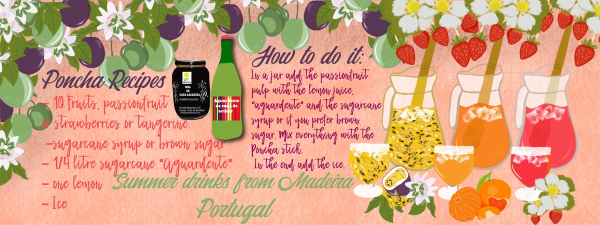 Summer drinks from Madeira in Portugal by Sara Teixeira de Aguiar