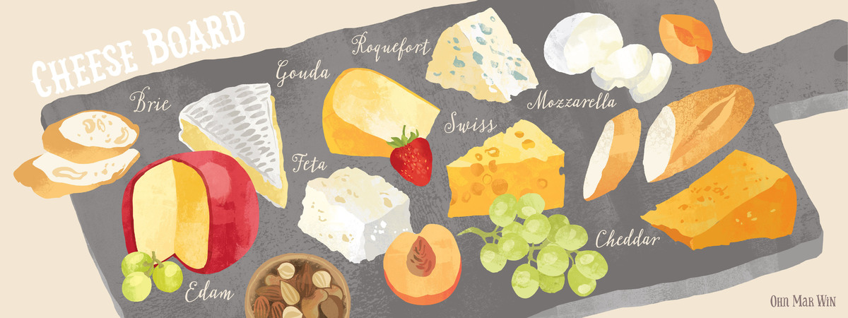 Cheese Board Selection by Ohn Mar Win