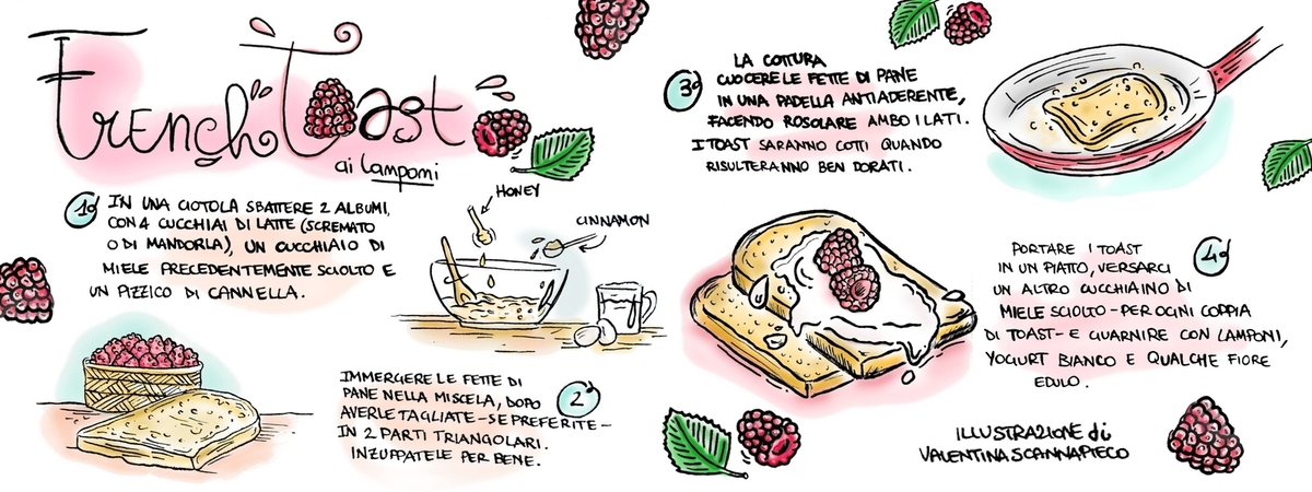 French toast light with raspberry by Valentina Scannapieco - occhiovunque Untitled design