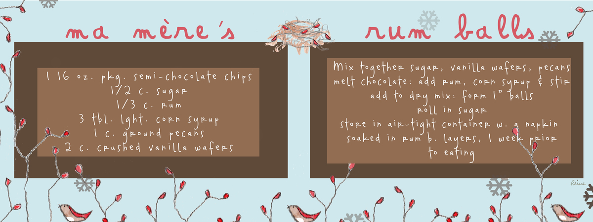 Ma Mére's Rum Balls by Reine Sloan