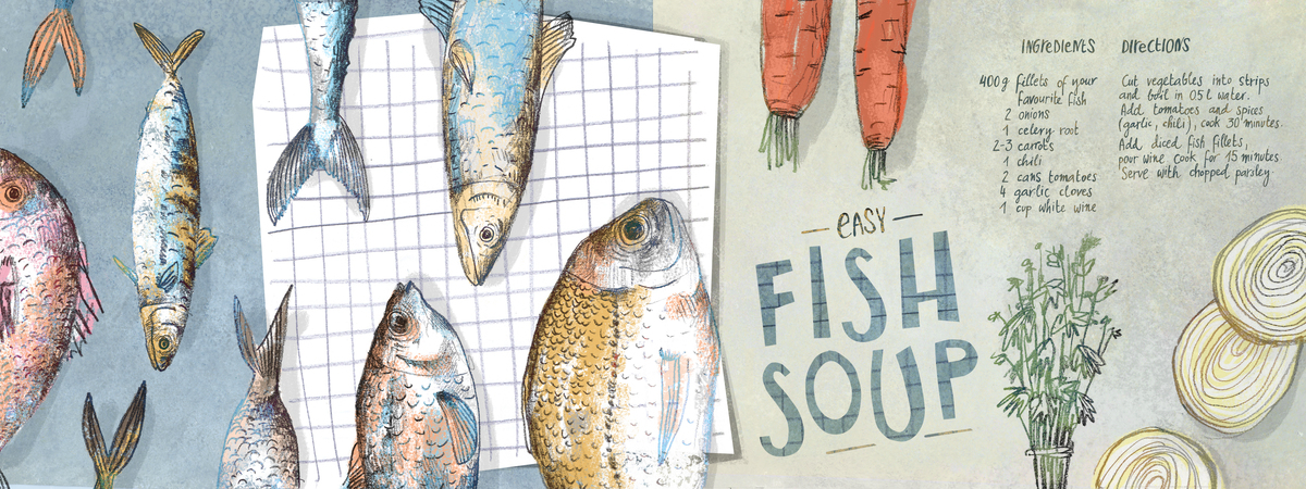 Fish soup by Beata Zurawska