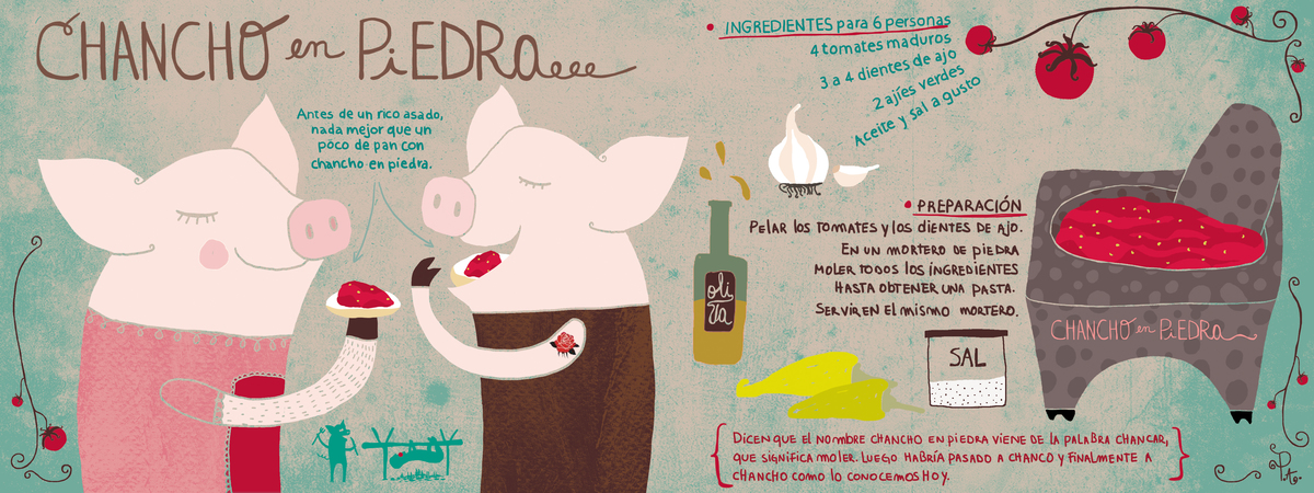 Chancho en Piedra by Pati Aguilera