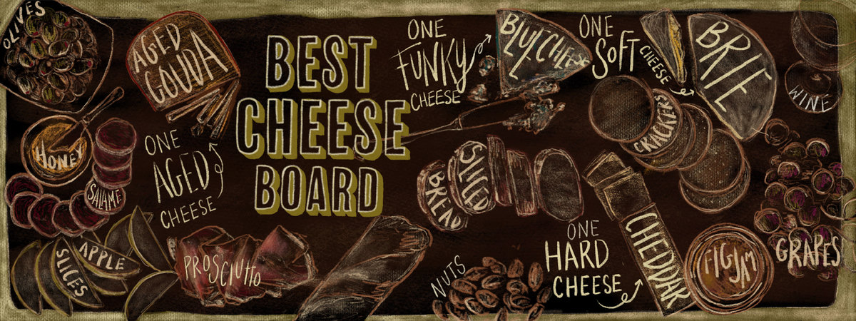 Best Cheese Board by Claire Biordi Clairebiorditheydrawandcook