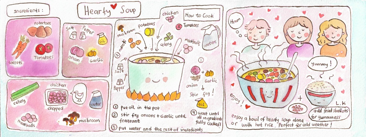 Hearty Soup by Lina Kartika