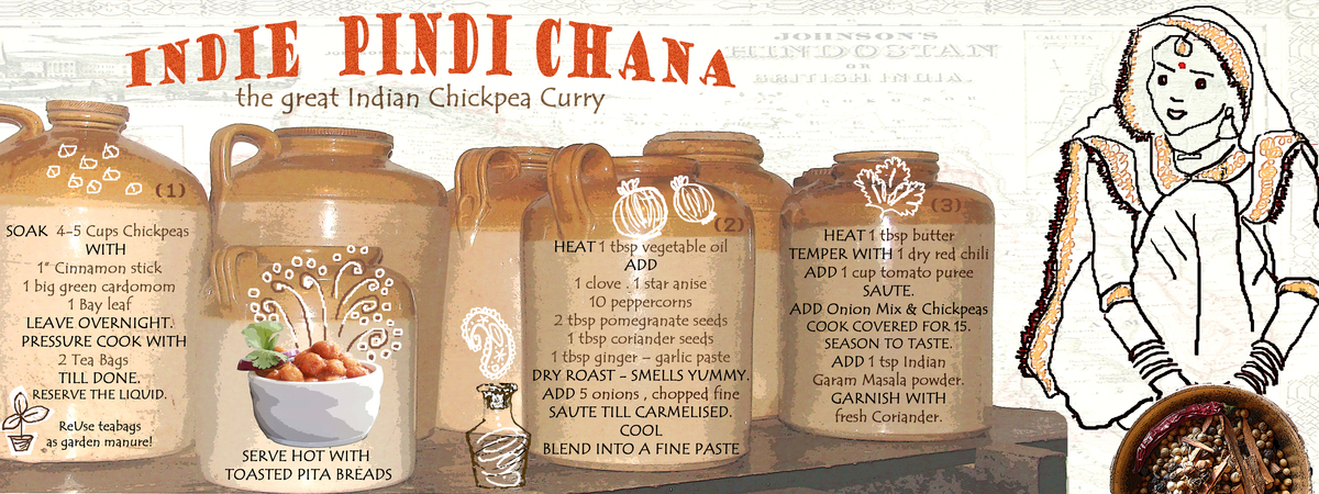Indie-Pindi Chana: The Great Indian Chickpea Curry by Shruti Jain