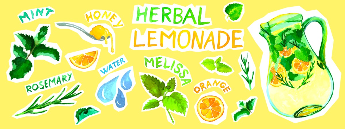 Herbal lemonade by Zuzana Palejová Recept