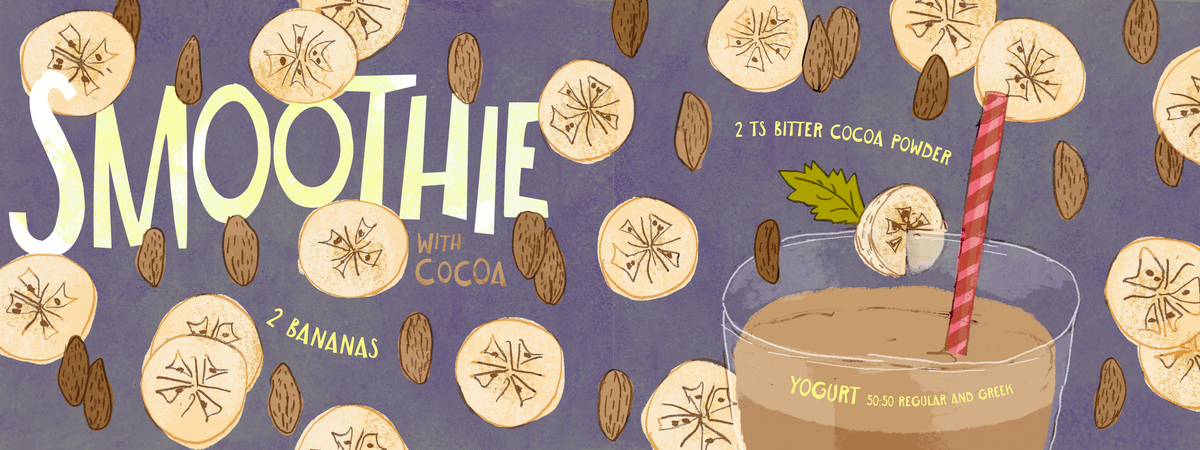 Smoothie with Cocoa by Beata Zurawska