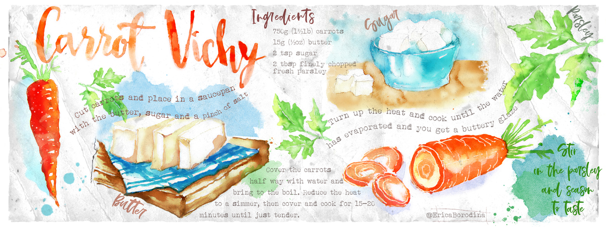 Carrot Vichy by Erica Borodina