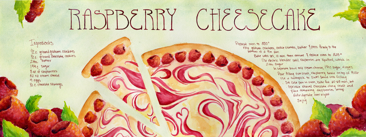 Raspberry Cheesecake by Heather Bryant