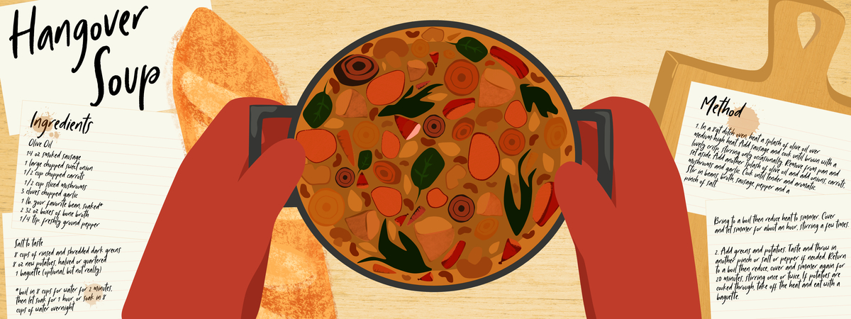 Hangover Soup by Samantha Helmso Hangover soup recipe for tdac