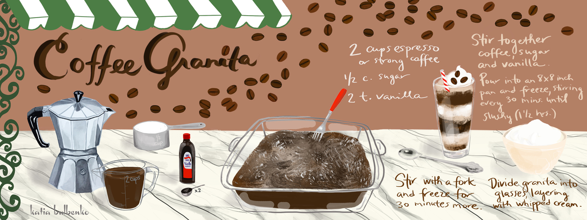 Coffee Granita by Katia Bulbenko
