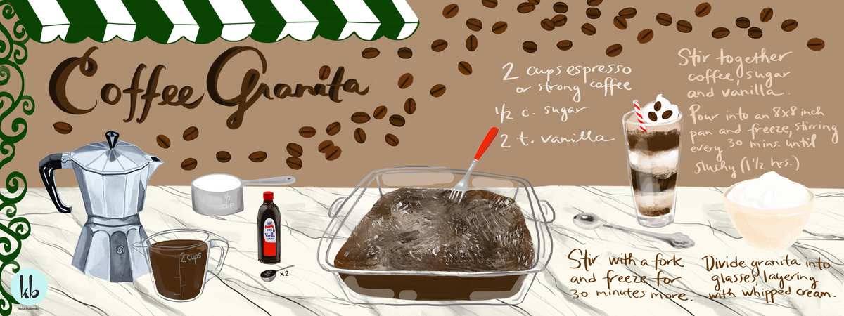 Coffee Granita by Katia Bulbenko Coffee granita tdac