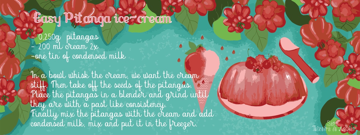Easy pitangas ice-cream by Sara Teixeira de Aguiar