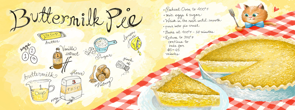 Buttermilk Pie by Maria Tonelli Smith