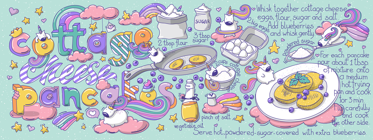 Cottage cheese pancakes by Natalia Vorobeva