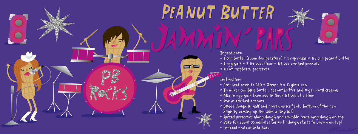 Peanut Butter Jammin' Bars by Salli S. Swindell