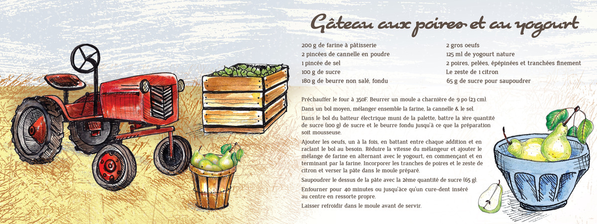 Gâteau aux poires et yogourt by Isabelle LF