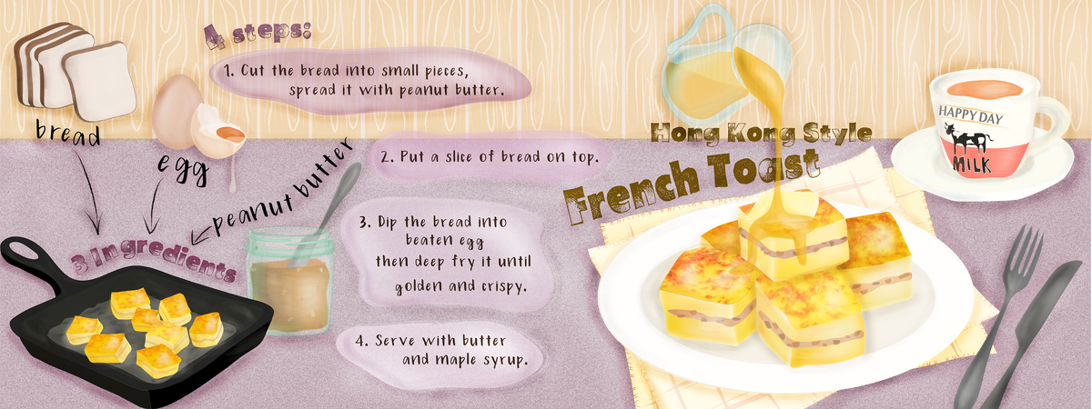 Hong Kong Style French Toast by Christy Cheng